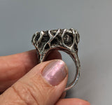 Dendritic Quartz, Sterling Silver Ring