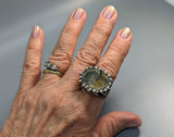Dendritic Quartz, Sterling Silver Ring