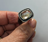 Rutilated Quartz Sterling Silver Ring