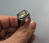 Rutilated Quartz Sterling Silver Ring