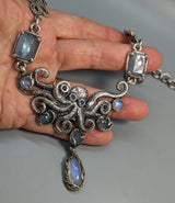 Sterling Silver Octopus Necklace