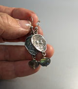 Sterling Silver Celtic Pony Ancient Coin Replica Earrings