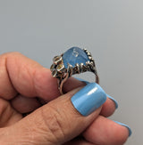 Brazilian Aquamarine, Sterling Silver Ring