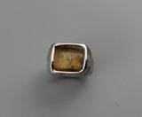 Dendritic Quartz, Sterling Silver RIng