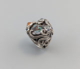 Yowah Boulder Opal Sterling Silver Octopus Ring