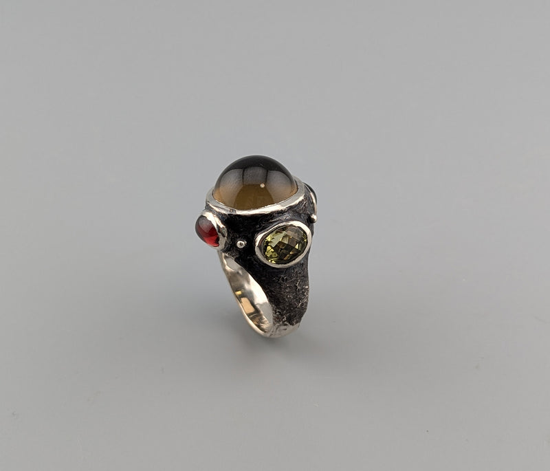 Star Quartz, Sterling Silver Ring