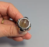 Star Quartz, Sterling Silver Ring