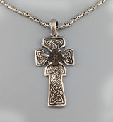 Widow's Mite on Sterling Silver Fahan Mura Celtic Cross