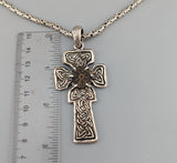 Widow's Mite on Sterling Silver Fahan Mura Celtic Cross