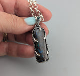 Yowah Boulder Opal Sterling Silver Pendant