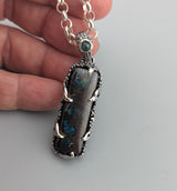 Yowah Boulder Opal Sterling Silver Pendant