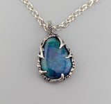 Shattuckite Sterling Silver Pendant