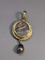 Demeter, AR Nomos, 14kt Gold Pendant