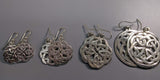 Book of Kells Medium Sterling Silver Earrings