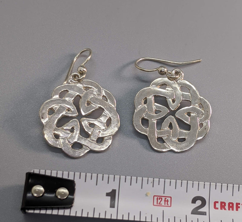 Book of Kells Small Sterling Silver Earrings