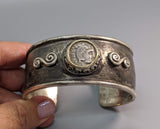 Alexander the Great, AR Drachm, Sterling Silver Bracelet