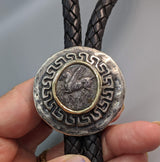 Pegasus, AR Stater, Sterling Silver and 14kt Gold Bolo
