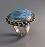 Larimar Sterling Silver Ring