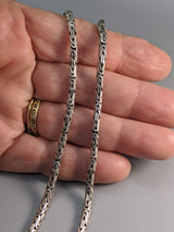 16" 3 mm Sterling Silver Balinese Chain