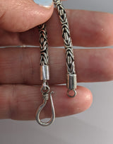 20" 3.5 mm Sterling Silver Balinese Chain