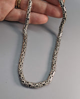 19" 5 mm Sterling Silver Balinese Chain