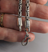 19" 5 mm Sterling Silver Balinese Chain
