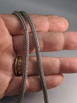 18" 4 mm Sterling Silver Balinese Snake Chain