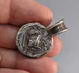 Sterling Silver Ancient Coin Replica, Bee Tetradrachm