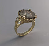 Ancient Histiaia, AR Tetrobol, 14kt Gold