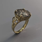 Ancient Histiaia, AR Tetrobol, 14kt Gold