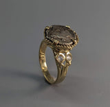 Ancient Histiaia, AR Tetrobol, 14kt Gold