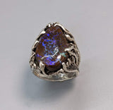Yowah Opal, Sterling Silver Ring