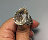 Rutilated Quartz, Sterling Silver Ring