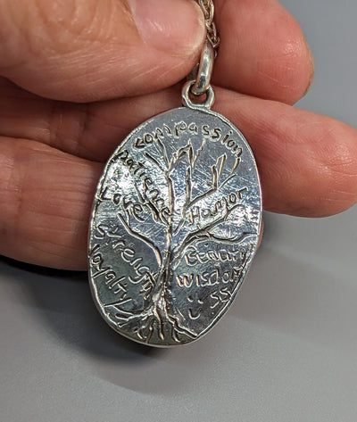 Sterling Silver Wisdom Tree Pendant