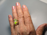 Ethiopian Opal, 14kt Gold Ring