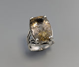 Rutilated Quartz, Sterling Silver Ring