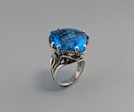 London Blue Topaz, Sterling Silver Ring