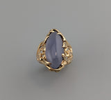 Lavender Chalcedony, 14kt Gold Ring