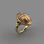 14kt Gold Scarab Ring