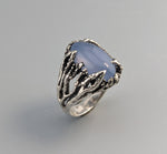 Lavender Chalcedony, Sterling Silver Ring