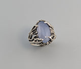 Lavender Chalcedony, Sterling Silver Ring