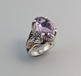 Amethyst, Sterling Silver Ring