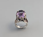 Amethyst, Sterling Silver Ring