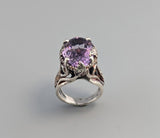 Amethyst, Sterling Silver Ring