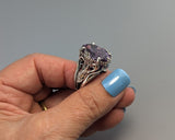 Amethyst, Sterling Silver Ring