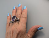 Amethyst, Sterling Silver Ring