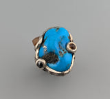 Large Kingman Turquoise, Sterling Silver Ring