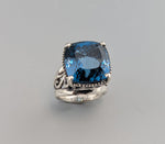 London Blue Topaz Sterling Silver Ring