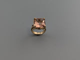 Morganite, 14kt Gold Ring