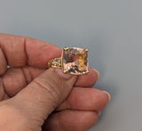 Morganite, 14kt Gold Ring